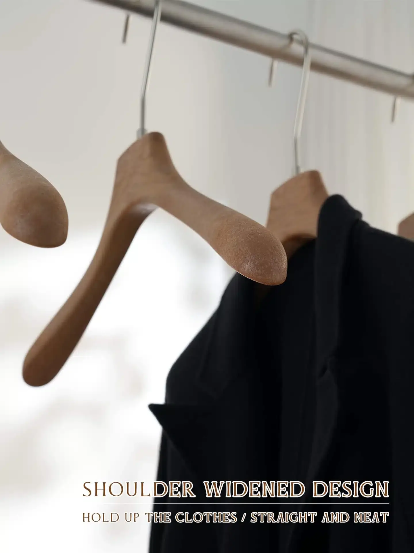 Brown Resin Hangers Series for Premium Retail Display — detail view 5