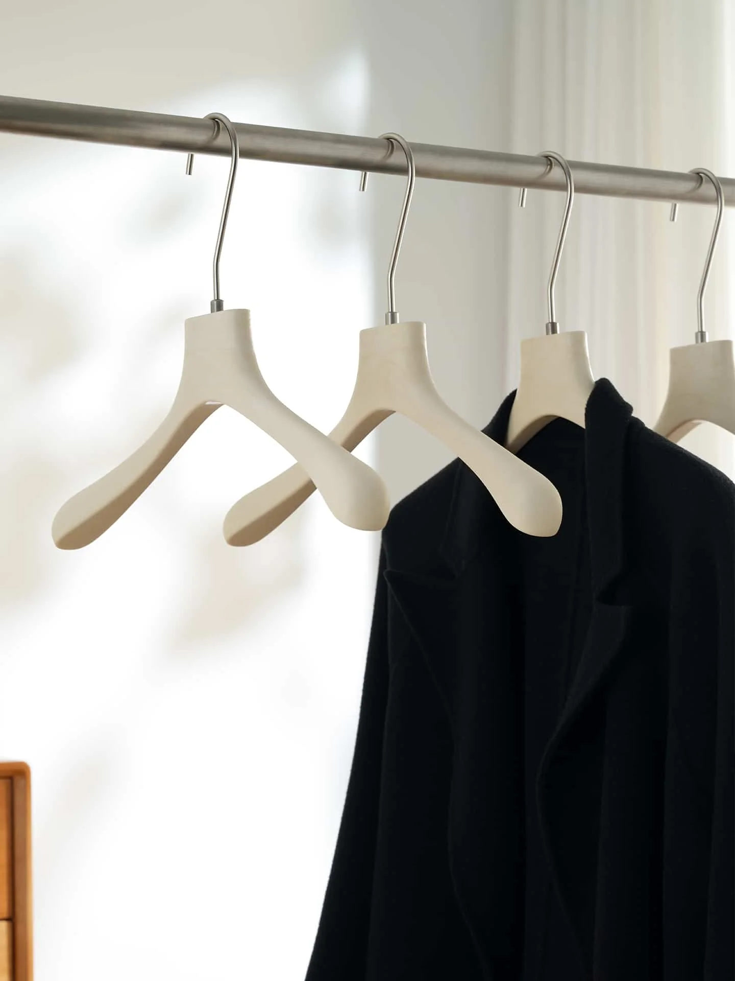 Ivory Resin Hangers Series for Premium Retail Display