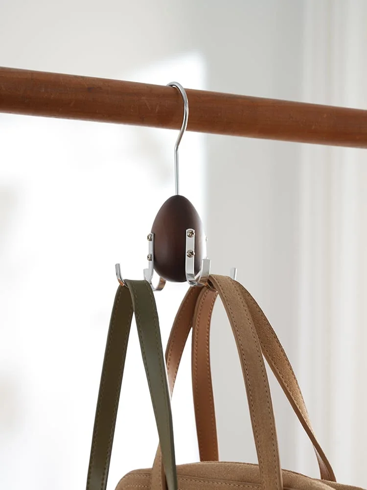 Wooden Accessory Hooks 4-Prong Beech Wood